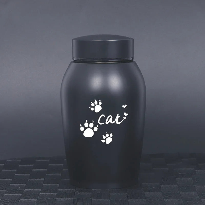 2025 aço inoxidável cinzas do cão urna cão gato pássaro mouse cremação cinzas urna pet lembrança frasco selado funeral para cães suprimentos