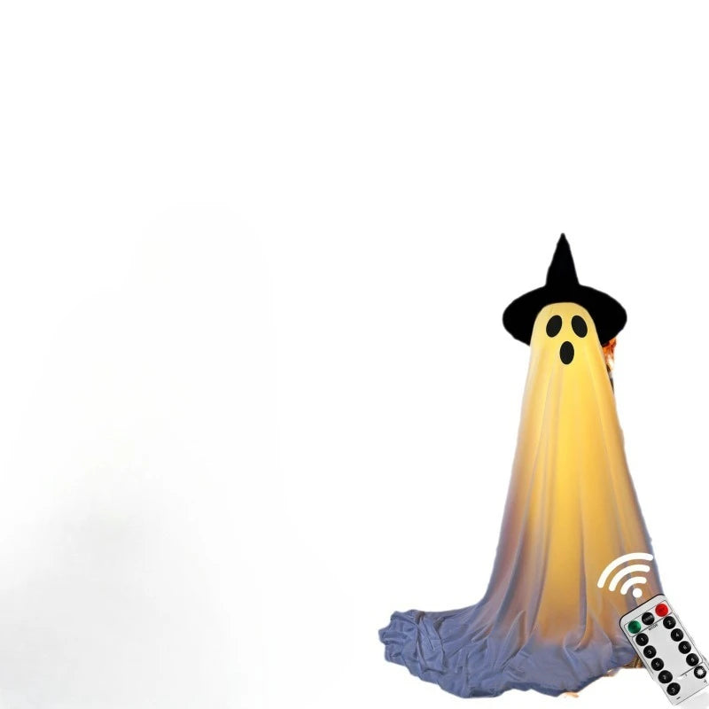 Decorações de Fantasmas para Halloween, Suprimentos para Festas de Halloween em Ambientes Internos e Externos, Adequados para Jardins, Varandas, Pátios e Gramados