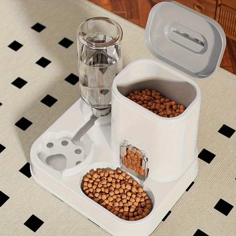 Alimentadores e dispensadores de água automáticos para animais de estimação de grande capacidade, adequados para cães e gatos
