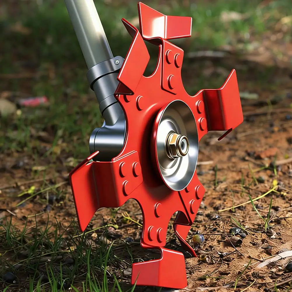 Roda de Capina para Cortador de Grama, Cabeça de Aparador, Lâmina de Grama, Cabeça de Corte de Grama, Roda de Capina, Roda para Afrouxar o Solo