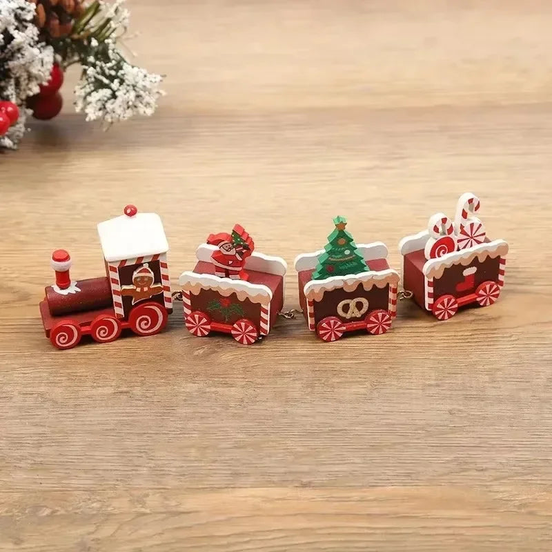 Trem de natal feliz natal decorações para casa cristmas ornamento natal navidad noel presentes feliz ano novo 2025 presentes