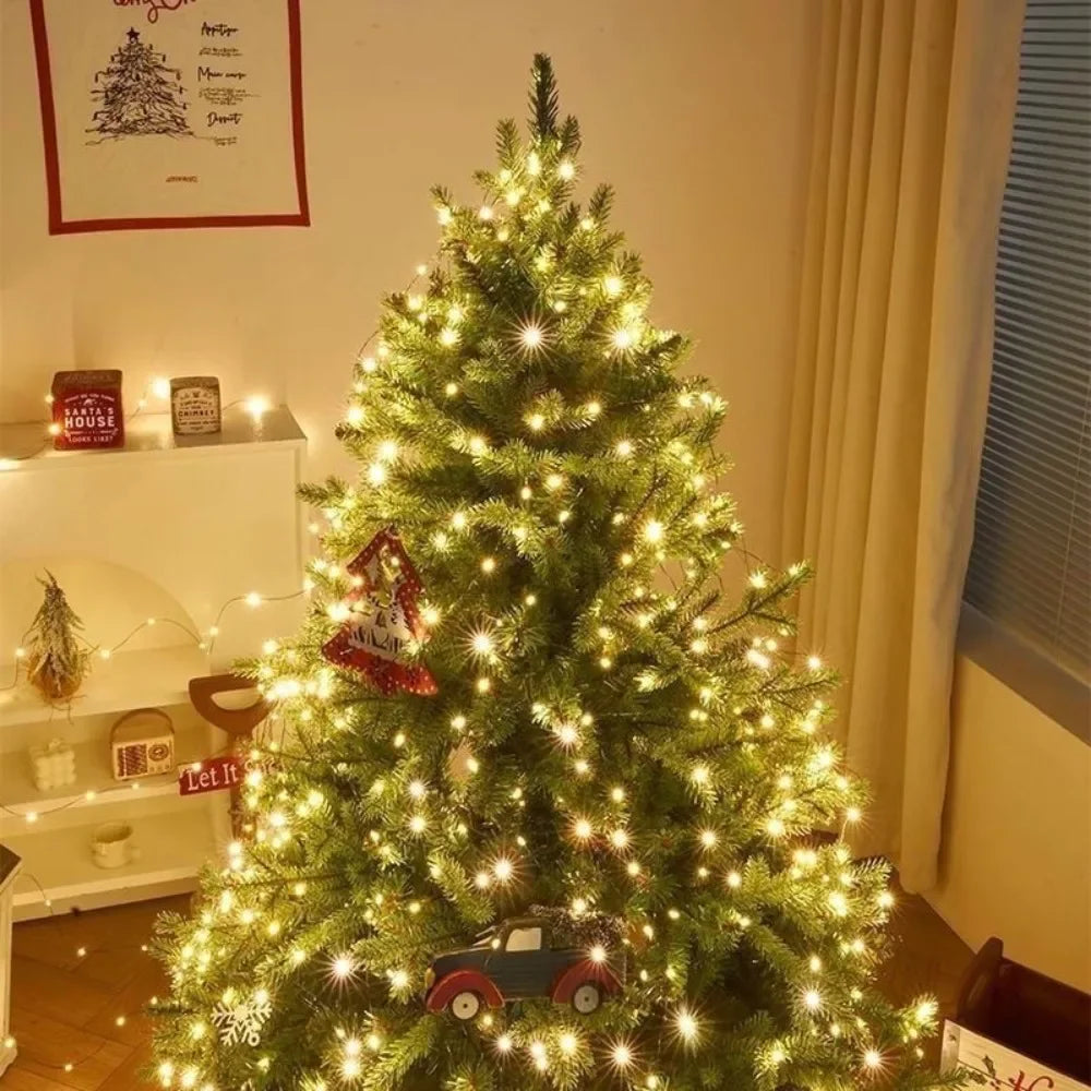 Decorações para Árvore de Natal, Luzes de Cordão à Prova d'Água para Exterior, Guirlandas de Ano Novo, Luzes LED Decorativas para Casamento e Decoração de Natal em Casa