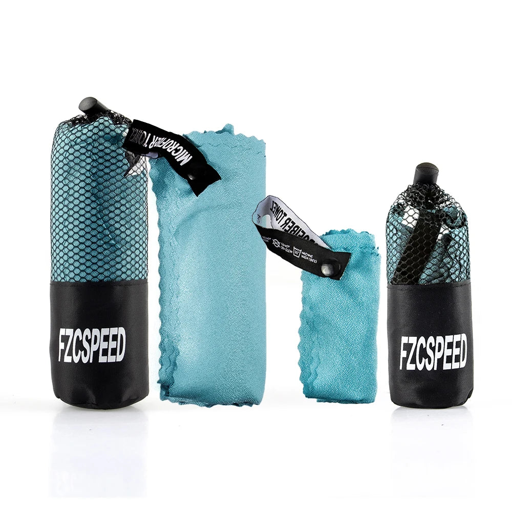 Mochila caminhadas, natação, toalha de banho de acampamento, toalha esportiva respirável para viagem na praia, toalha de banho absorvente de secagem rápida