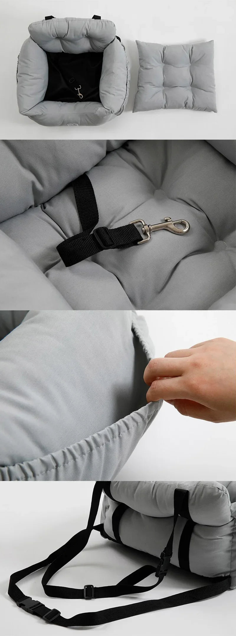 Assentos de carro para cães de viagem, céu estrelado azul, para cães pequenos e médios, capa de cama para transportar animais de estimação, produtos confortáveis e quentes para animais de estimação