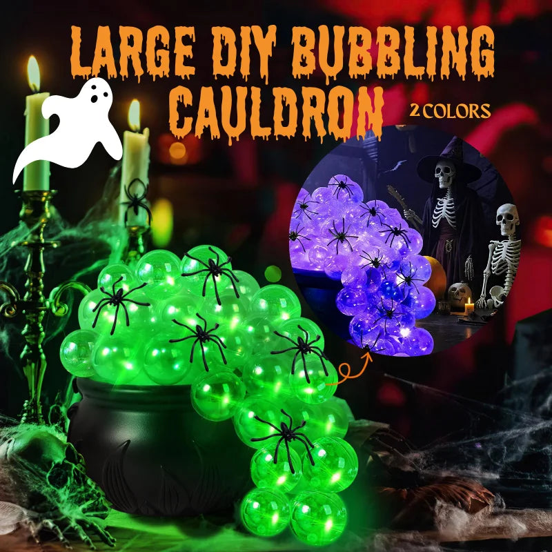 Halloween decoração interior diy bolha bruxa caldeirão conjunto grande tigela de plástico preto para festa assustadora decoração casa mesa cozinha