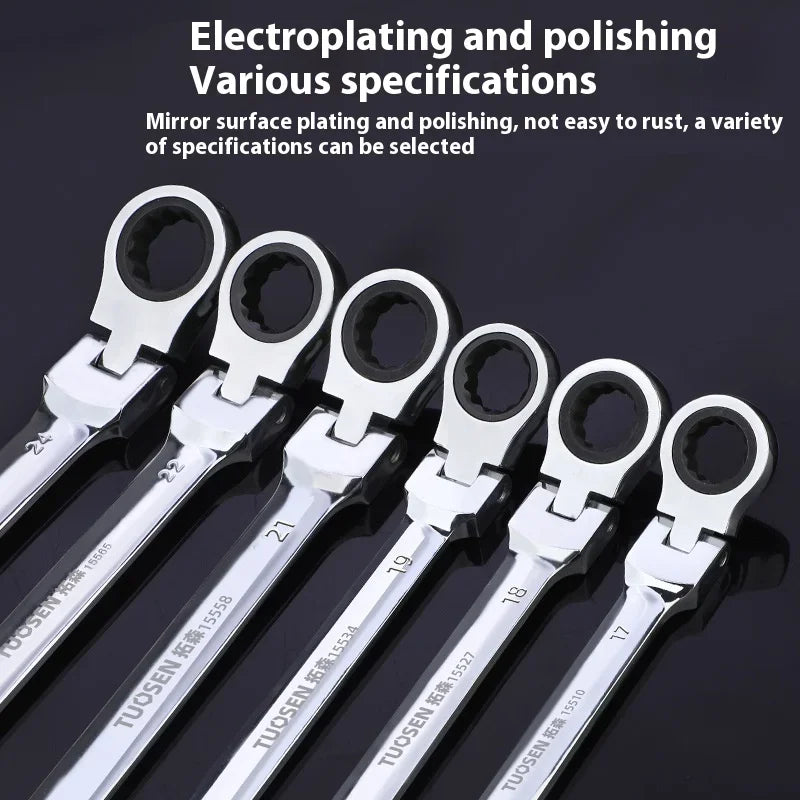 Ferramenta de chave de catraca de vantagem mecânica para uso fácil em espaços apertados Hardware de melhoria da casa essencial
