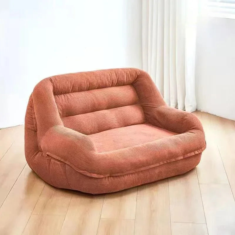 Sofá preguiçoso portátil sala de estar barato único sofás adulto tatami chaise lounge relaxante sofá de 1 pessoa moderno minúsculo móveis para casa