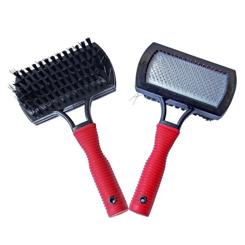 Pet Conjunto De Limpeza De Cerdas, Cães e Gatos Slicker Brush, Nail Clipper File, Depilação, Luvas, Flea Combs