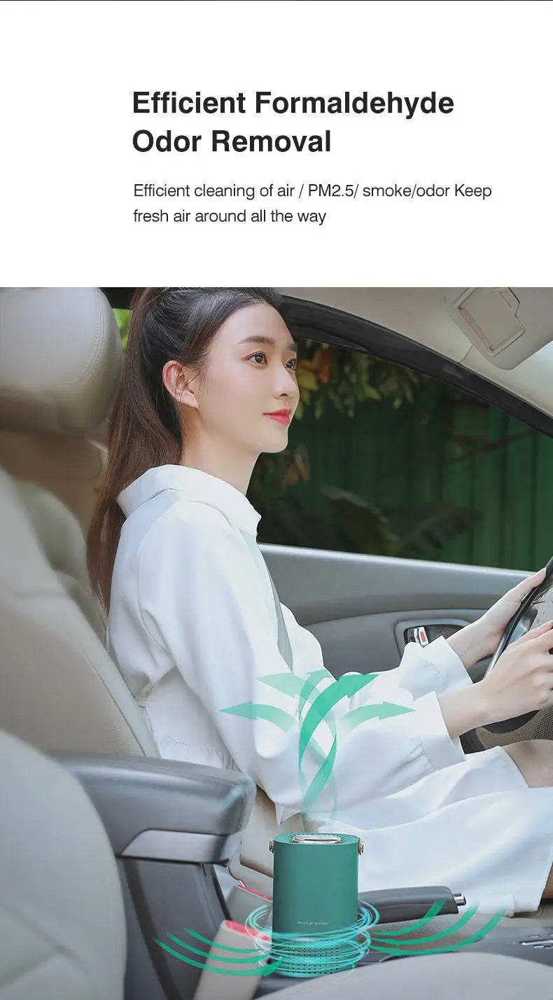 Purificador de Ar Xiaomi Mijia Ionizador Gerador de Íons Negativos Remoção de Odor de Fumaça de Cigarro Filtro HEPA PM 2.5 Purificador de Ar