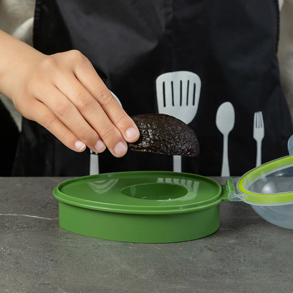 Suporte de proteção de abacate reutilizável caixa de armazenamento de abacate recipiente de armazenamento de abacate para alimentos frescos