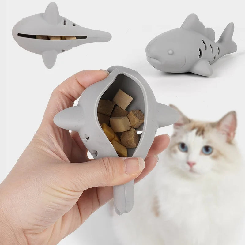 Brinquedo interativo para cães e gatos, design durável e resistente à mordida, esconder alimentos e moagem de dentes, entretenimento para animais de estimação pequenos, 1 peça