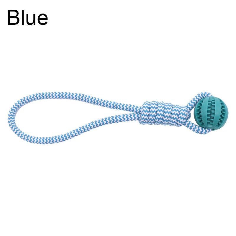 Brinquedo para Cães, Bola de Algodão Resistente a Mordidas, Bola Interativa para Limpeza de Dentes e Treinamento, Brinquedo Educativo