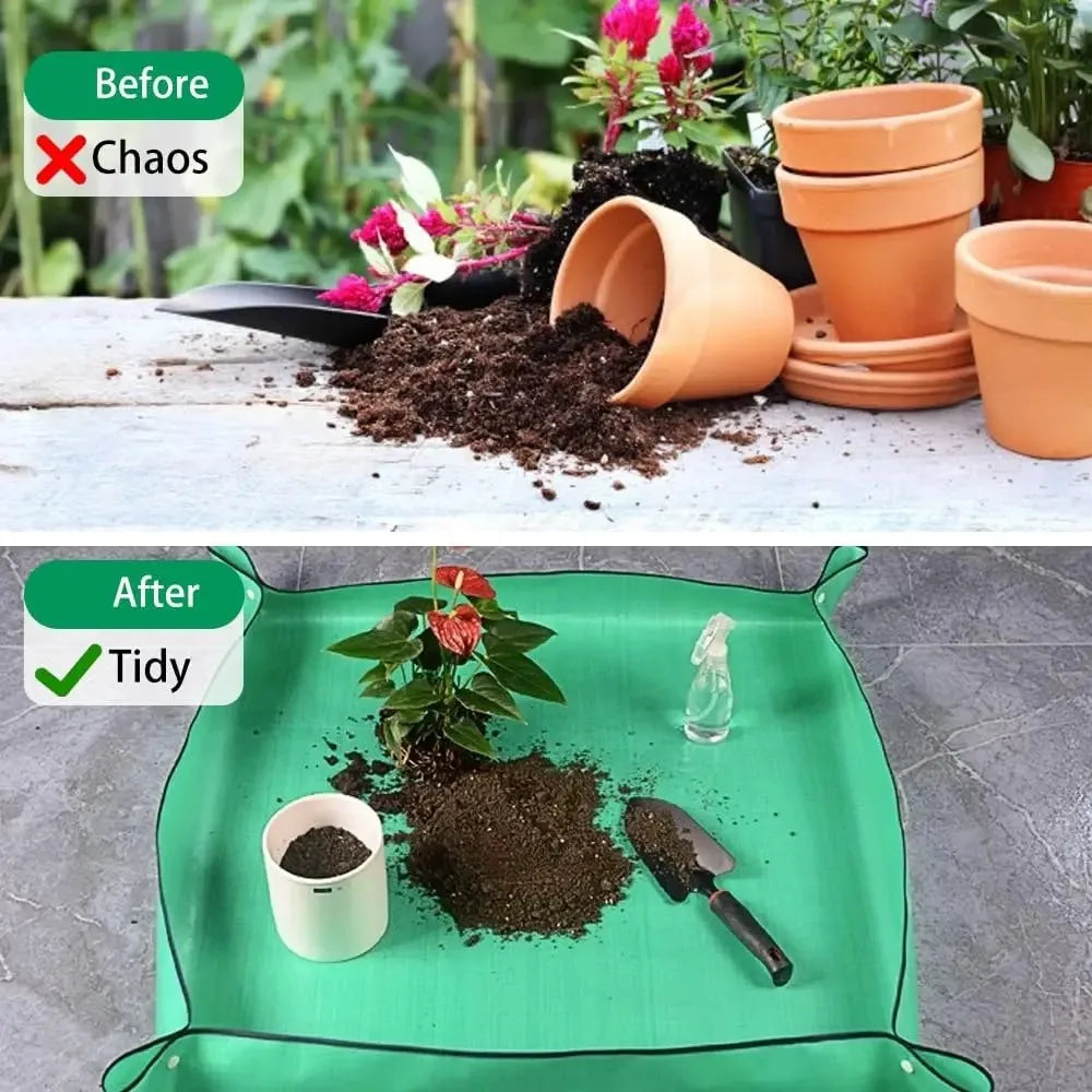 Conjunto de Ferramentas de Jardinagem Mini Portátil 3 Peças/1 Conjunto com Cabos, Pá e Rastelo para Jardinagem Interna e Plantio de Flores