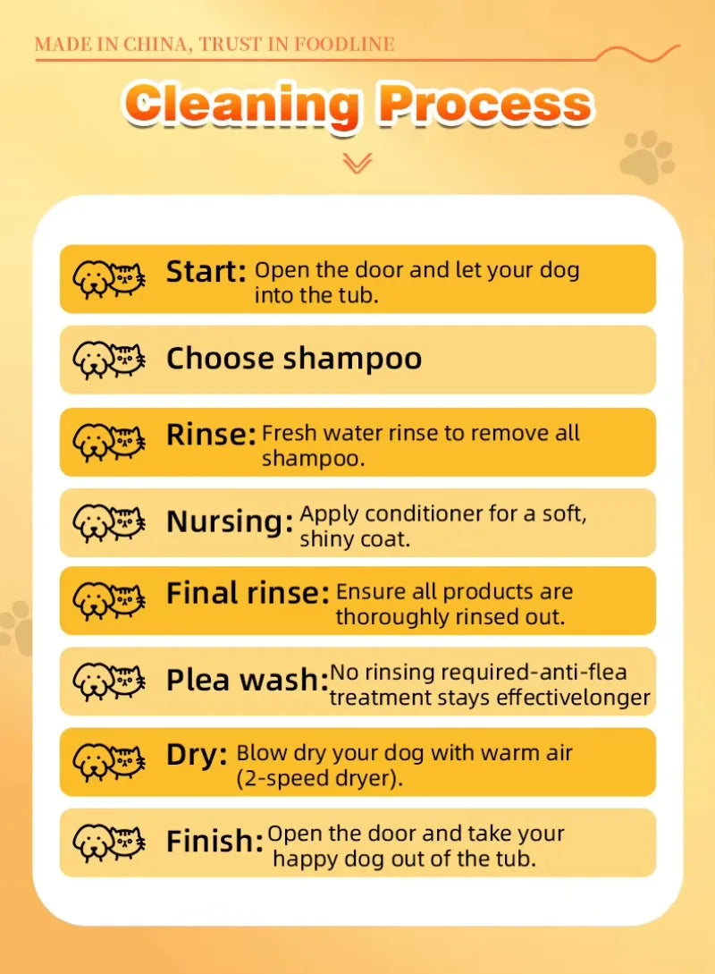 Lavadora de Animais de Estimação Personalizada com Sistema de Múltiplas Opções de Pagamento e Secagem, Design Amigável para Animais para Uso em Pet Shops e Residências