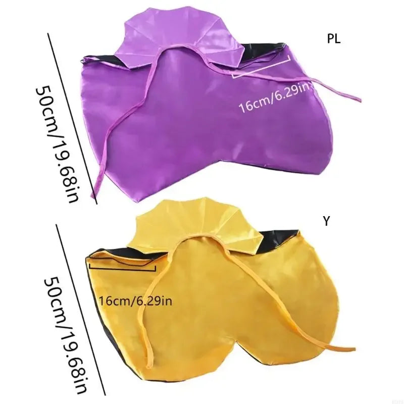 Fantasia halloween para animais estimação, capa fácil usar, amarrada, design confortável, poliéster, roupa para cosplay