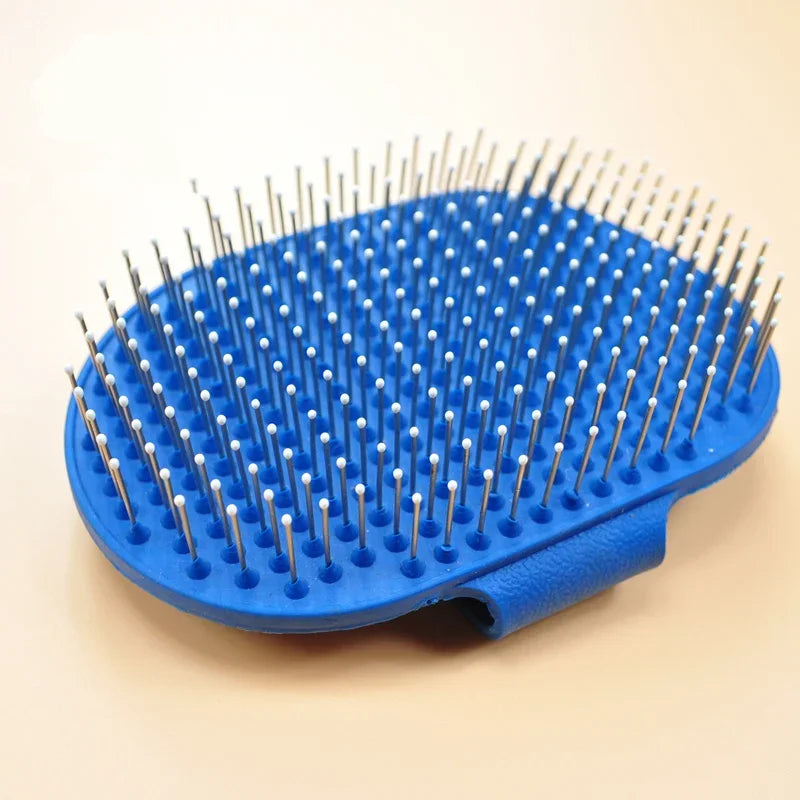 Escova de banho para cães e gatos, pente de borracha, luva de cabelo, pele, massagem, pino, chuveiro de animais de estimação, escova para cães, suprimentos para animais de estimação