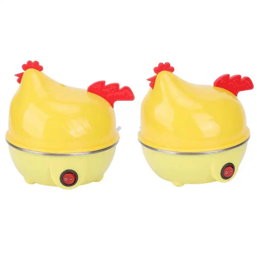 Fogão de Ovos Elétrico com Capacidade de 7 Ovos, Desligamento Automático, Mini Pequeno Almoço, Caldeira Rápida de Ovos, 350W