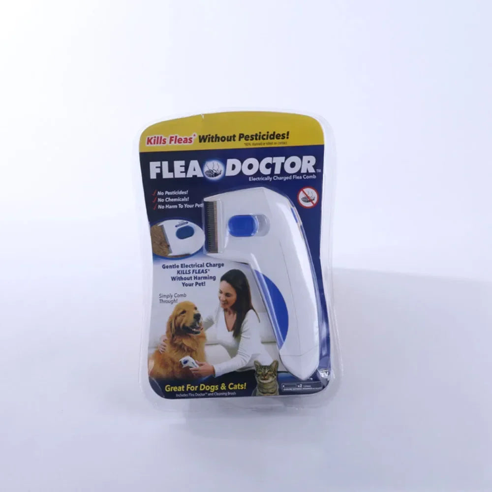 Removedor de pulgas para animais de estimação, removedor elétrico de piolhos, produtos de limpeza para animais de estimação, adequado para cães e gatos, bem como para animais sem pelo.
