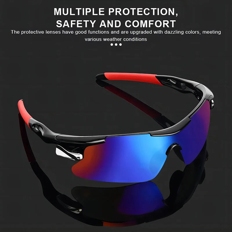 Óculos de Desporto para Homem, Óculos para Bicicleta de Estrada, Óculos de Proteção para Ciclismo de Montanha, Óculos de Sol para BTT, RR7427