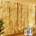 Luzes de natal 300led luzes de cortina de fadas 8 modo remoto usb festão decoração de natal para casa férias lâmpada de ano novo