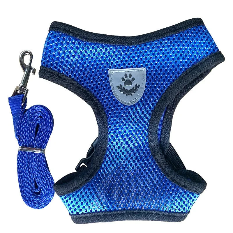 Trela e arnês para gatos, tenda para gatos, cinto de pescoço para gatos, anti-fuga, animais de estimação, colete, cinto de pescoço para cães mbd01 Kasa & Pet