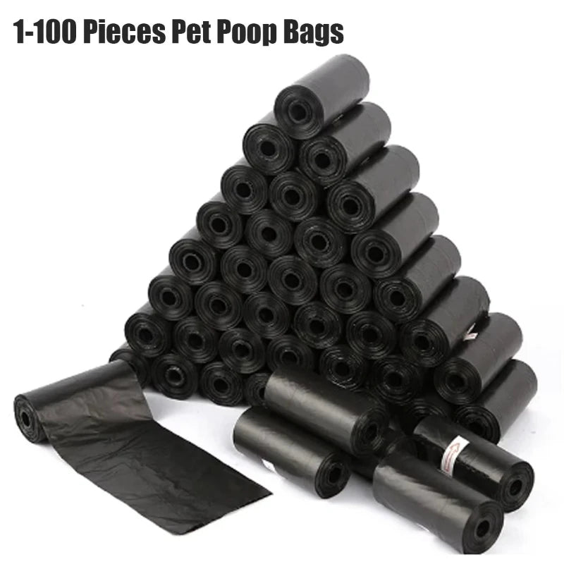 1200 Sacos Novos de Lixo para Cães, Biodegradáveis e Reforçados, para Limpeza Externa de Animais de Estimação, com Ponto de Quebra, para Coleta de Fezes de Cães e Gatos