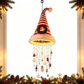 Chapéu de Papai Noel Iluminado com Flocos de Neve, Pendente para Árvore de Natal, Lanterna Suspensa, Decoração de Natal para Casa, Presentes para Festa de Ano Novo