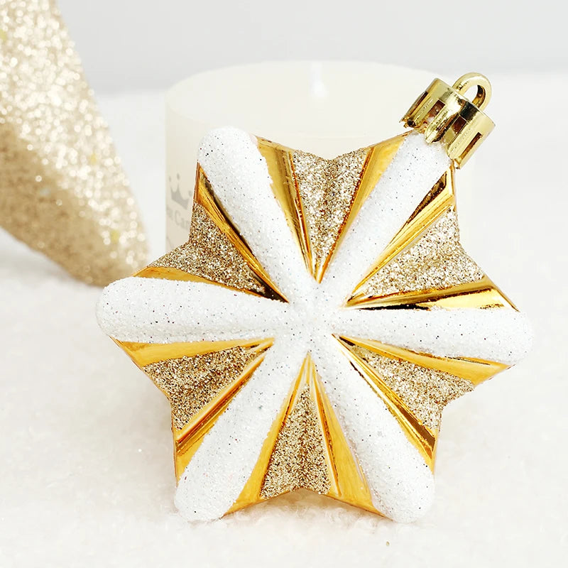    Ornamentos de bola de natal de 73 pces, decorações de suspensão inquebráveis do ornamento da bola de natal para a árvore de natal