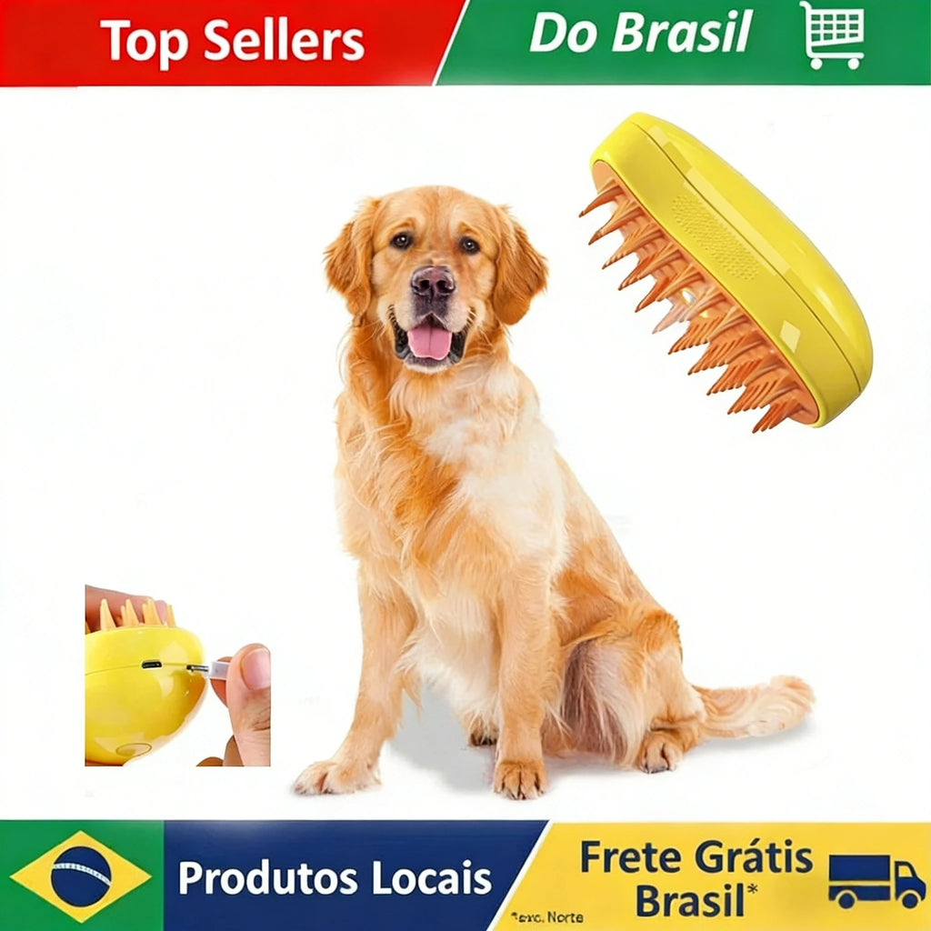 Cat Dog Steamy Brush Steam Brush Electric Sprayer for Massage Pet Grooming tool Shedding 3 in 1 Electric Sprays Massage Combs
