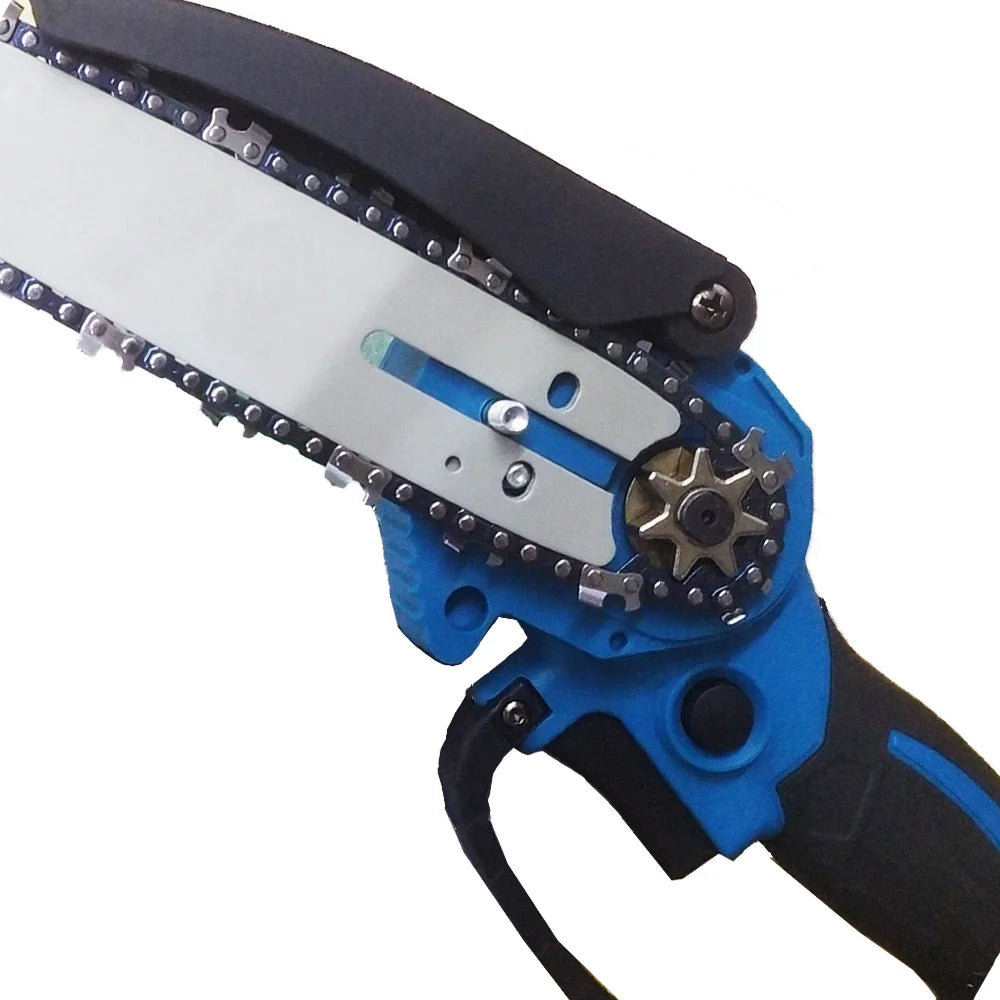 8 Polegada barra guia de motosserra e conjunto de corrente de serra 45 link de acionamento serra elétrica 1/4''p para serra elétrica sem escova cortador de madeira corrente de reposição