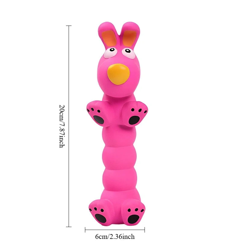 Brinquedo Interativo para Cães e Gatos, Coelho, Cabra e Alce que Gritam, Brinquedo de Animais de Desenho Animado para Cães, Brinquedo de Látex com Som para Mastigar e Treinar, Produtos para Animais de Estimação