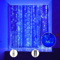 Decoração de casa de natal usb 8 modos luzes guirlanda de fadas led cortina luzes da corda com controle remoto para o quarto casamento