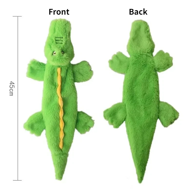Engraçado animal simulado sem recheio brinquedo do cão com rangidos durável stuffingless pelúcia estridente cão mastigar brinquedo crinkle pet rangido brinquedo
