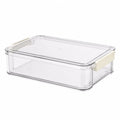 Caixa Organizadora de Documentos Transparente PET, Suporte para Papel A4, Bandeja de Arquivos para Mesa, Contêiner de Pastas para Escritório, Armazenamento que Economiza Espaço