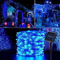Decorações para Árvore de Natal, Luzes de Cordão Solares para Jardim Externo, Luzes de Fio de Cobre LED para Festas em Casa, Casamentos, Ano Novo 2027
