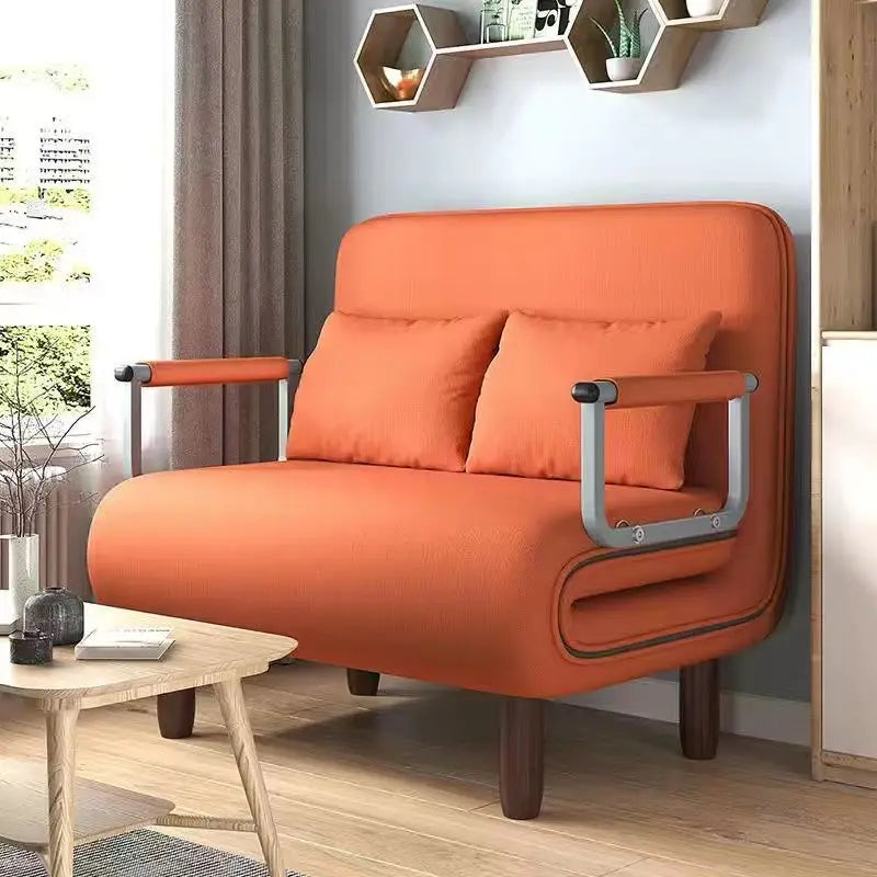 Sofá-cama dobrável durável, multifuncional, para sala de estar, ideal para descanso e economia de espaço, sofá-cama individual para internet.