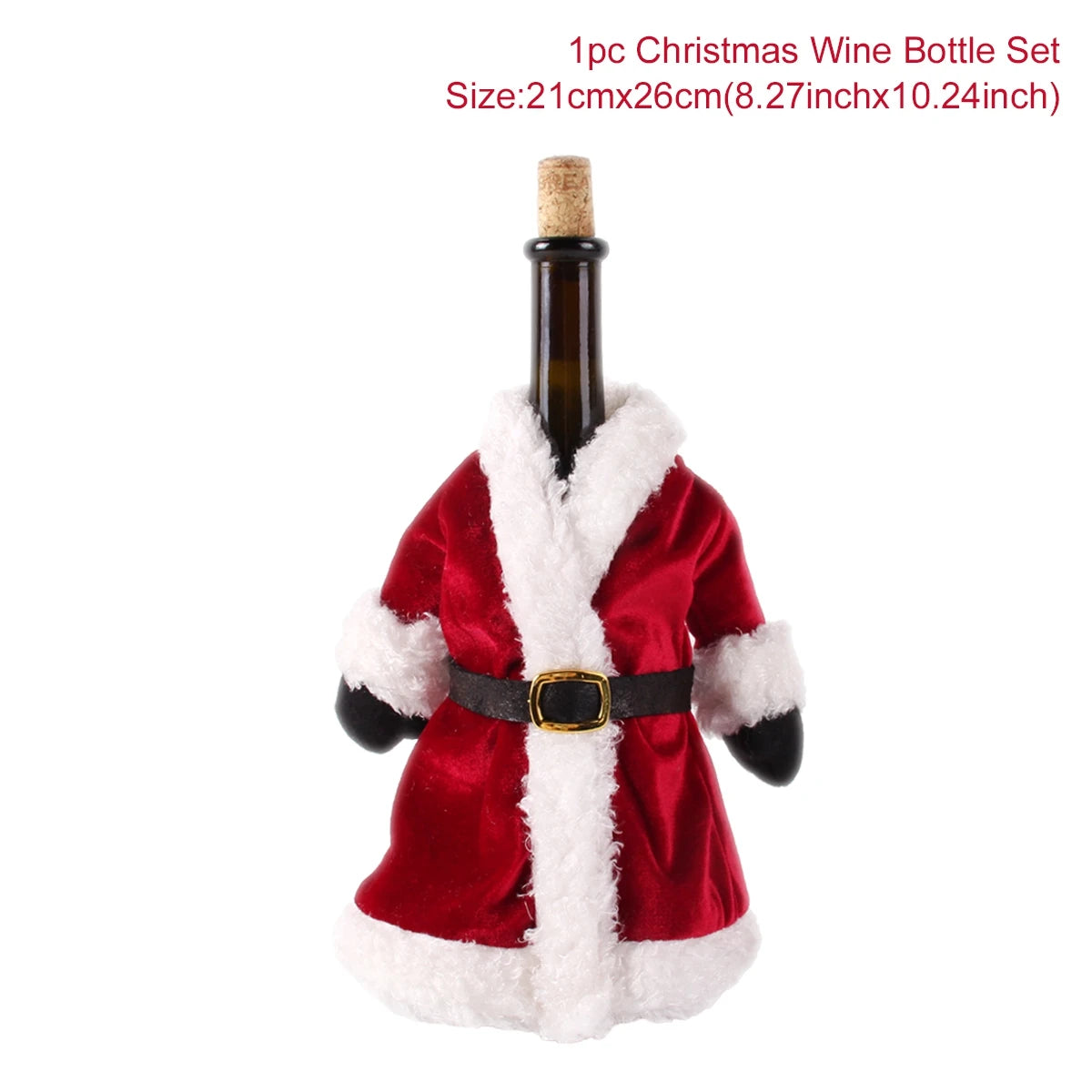 Natal garrafa de vinho capa feliz natal decorações para casa 2025 navidad noel natal ornamentos presente de natal feliz ano novo 2026