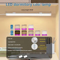 Led luz tubo leitura lâmpada aprendizagem 3colors levou noite com plug USB magnético 20cm-50cm tira dimmable bar mesa armário ao lado da cama