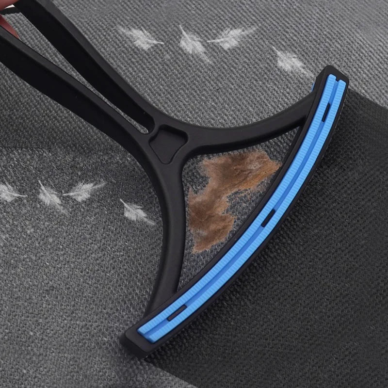 Escova Removedora de Pelos de Animais de Estimação de Dupla Face, Ferramenta Eficiente para Limpeza de Pelos de Gatos e Cães, Dispositivo Reutilizável para Remoção de Pelos