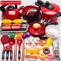 Conjunto de brinquedos de cozinha para crianças menina cozinhar bebê corte frutas cozinhar utensílios de cozinha simulação educação fingir jogar