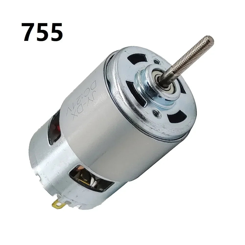 Equipamento de jardim 755 motor 12v cortador de grama elétrico instalação rápida bateria de lítio de alto desempenho material de metal