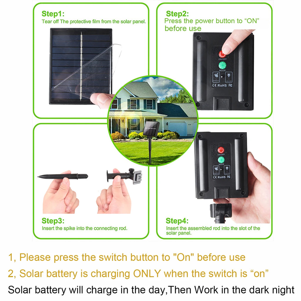 G40 luzes da corda solar festão led pátio lâmpadas corda solar ao ar livre para festa de jardim de natal casamento terraço decoração