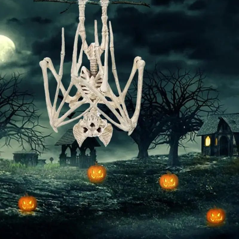 Halloween horror morcegos esqueleto mouse escorpião lagarto bonez esqueleto modelo festival decoração festa assustador decoração de festa de halloween - Kasa & Pet