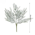 Galhos de Pinheiro Artificiais de Natal com Agulhas de Pinheiro Nevadas, Guirlanda de Planta Artificial para Decoração DIY