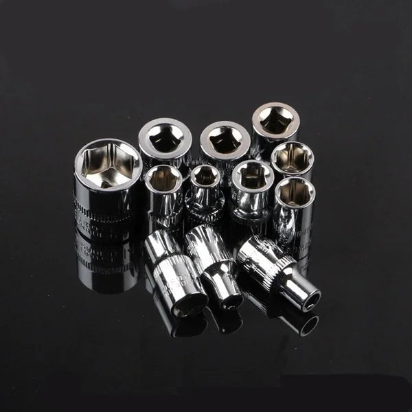 12 pçs conjunto chave soquete conjunto de ferramentas reparação da bicicleta da motocicleta ferragem carro barco ferramentas reparo automóvel bicicleta multiferramenta kit ferramentas