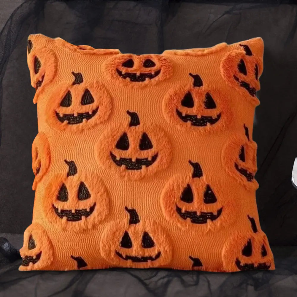 Decoração de halloween para casa dos desenhos animados abóbora morcego fantasma fronha horror macio fronha fontes festa haloween casa ornamento