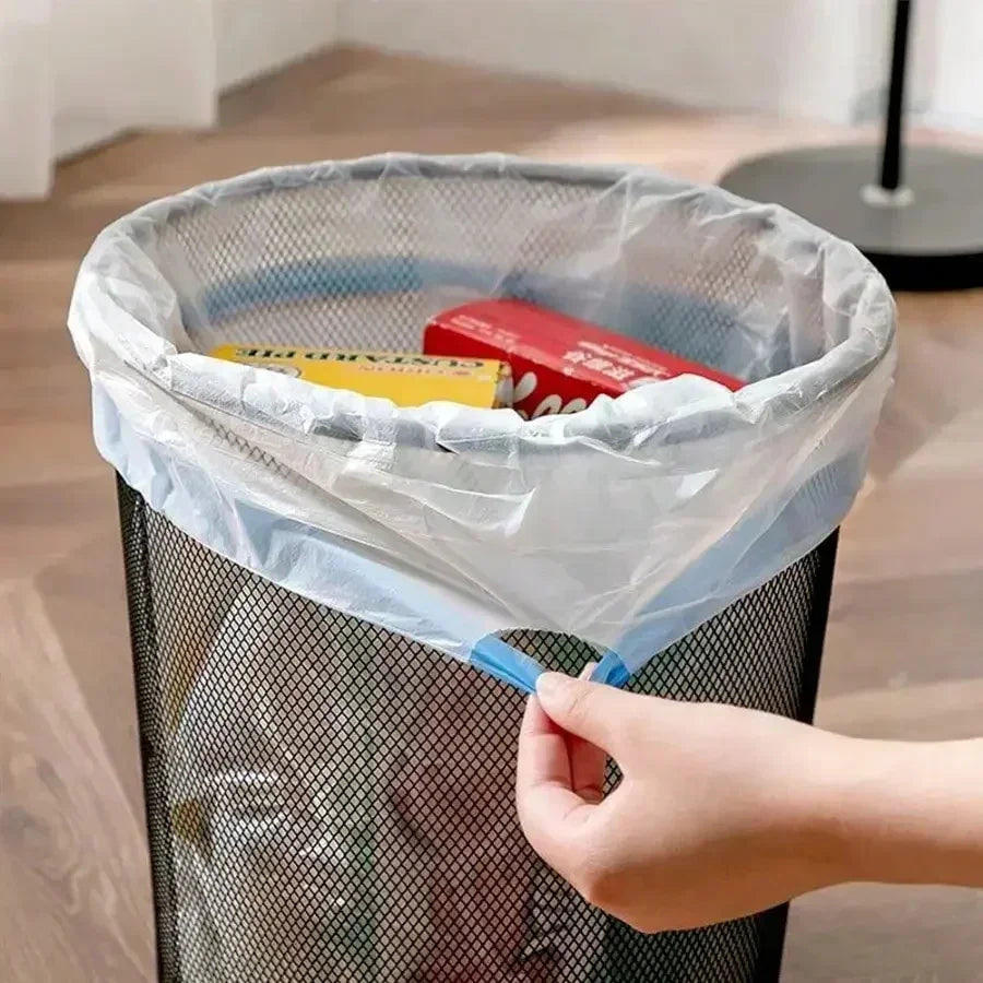 Sacos de lixo com cordão com alças-sacos de lixo descartáveis perfumados engrossados saco de lixo para gatos coletar fezes produtos de limpeza para animais de estimação