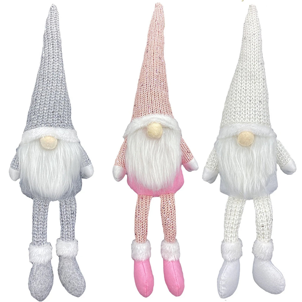Gnome natal boneca sem rosto ornamento feliz natal decorações para casa 2024 navidad natal cristmas presente de natal ano novo 2025