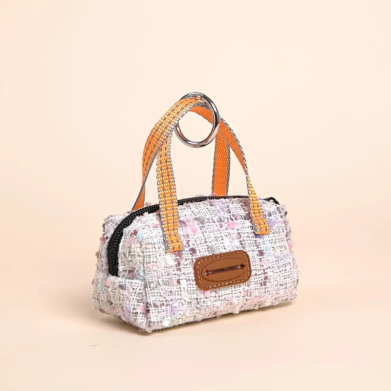 Saco para cocô de animais de estimação, bolsa portátil, um pequeno bolso para petiscos de animais de estimação, uma bolsa para distribuição de recompensas para treinamento de animais de estimação, pequena bolsa de m