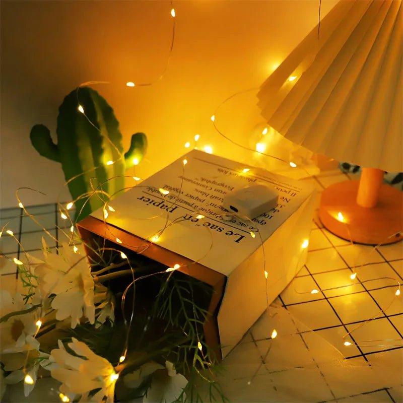 Luzes de fadas de natal recarregável led à prova d' água rgb luz de corda 8 modos design destacável para decoração de festa de casamento de árvore de natal